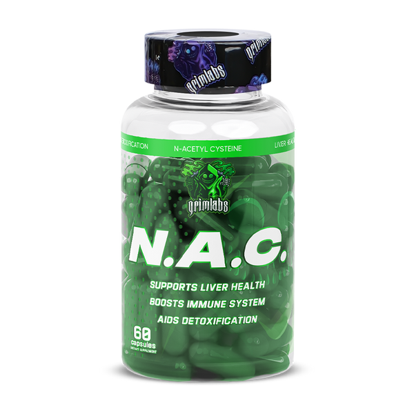 GRIMLABS NAC (N-ACETYL CYSTEINE)  500MG 60 CAPSULES